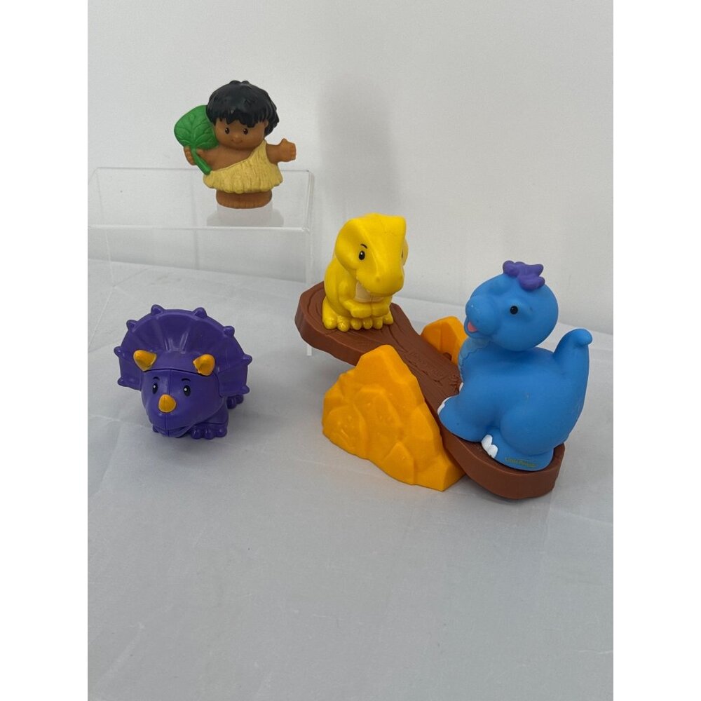 Fisher Price Little People Dinosaurs Caveman Prehistoric Playset Figures Lot